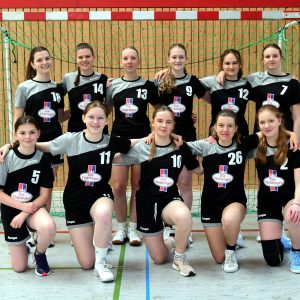 Saisonabschluss Handball HSG Ilm-Kreis Saisonabschluss Handball HSG Ilm-Kreis in der Jahnsporthalle Arnstadt mit Mannschaftsfoto und Auszeichnung Jugend B und Jugend C durch Martin Tews, Vizepräsident Thüringer Handball-Verband und Heimspiel Damen gegen Wölfe Erfurt